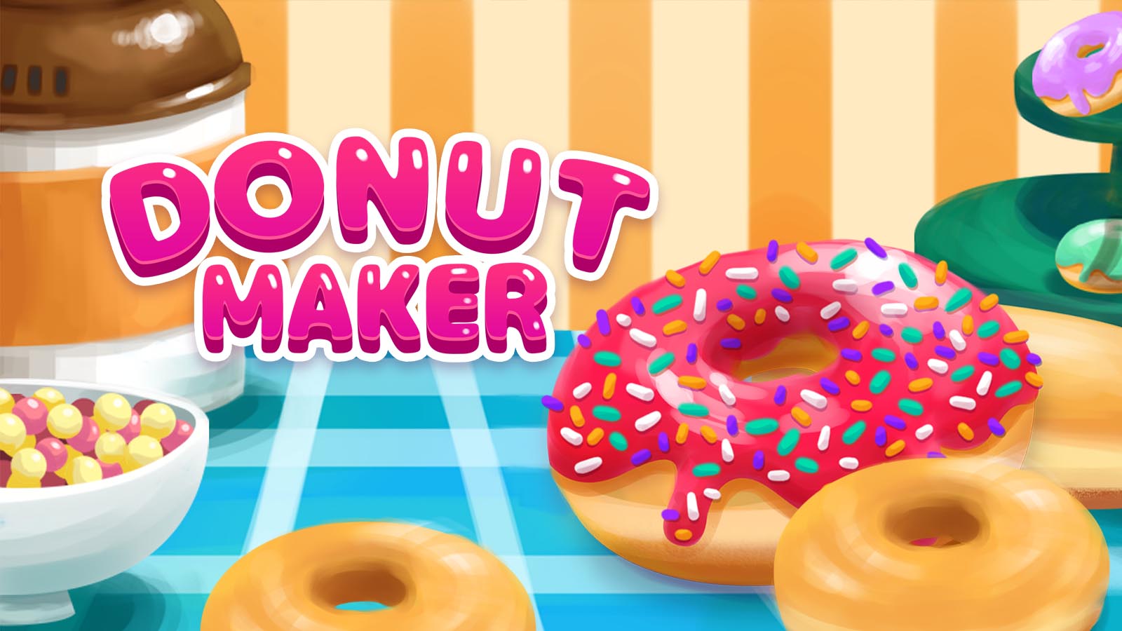 Fun donut maker game